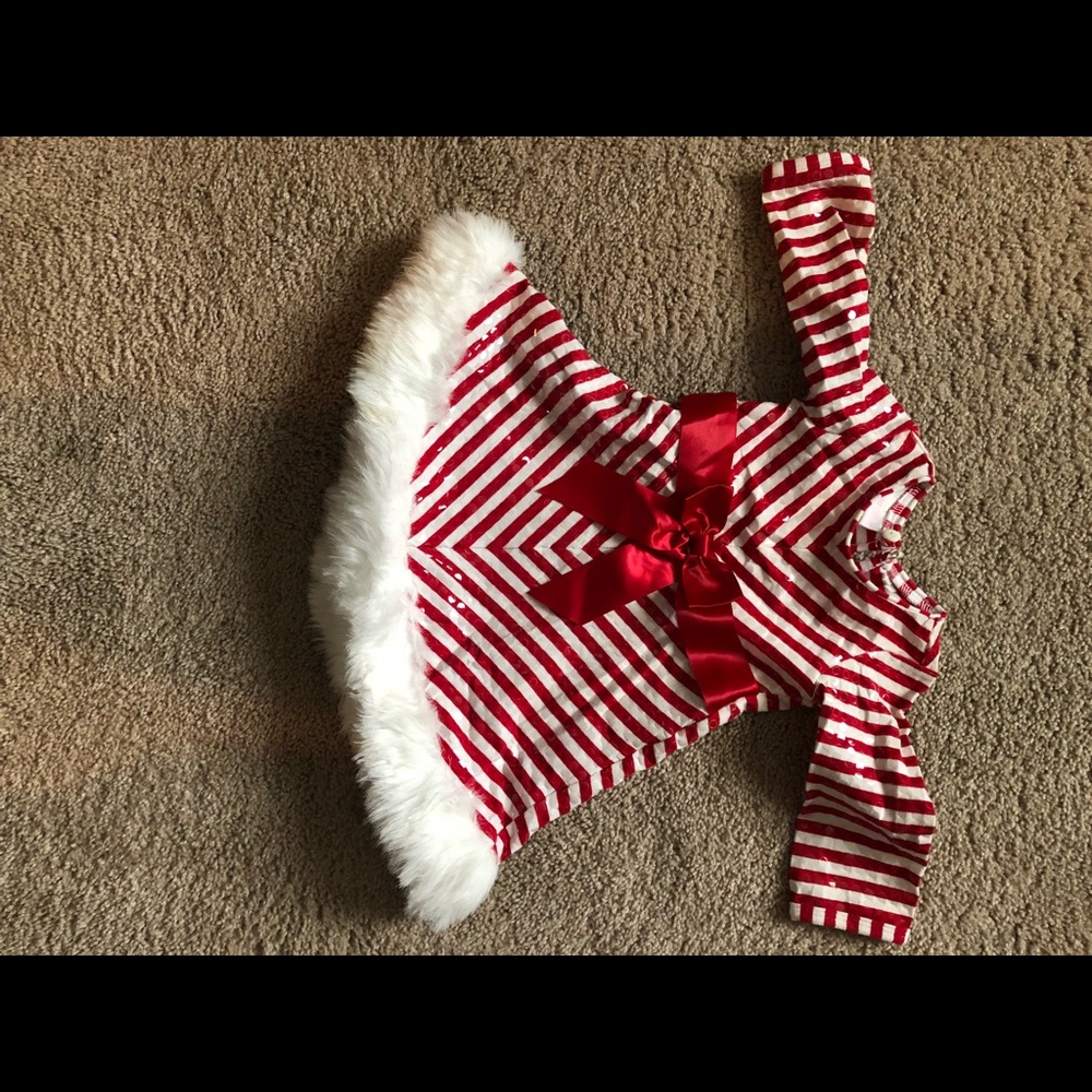 GIRLS TODDLER HOLIDAY DRESS SIZE 6-9 MONTHS